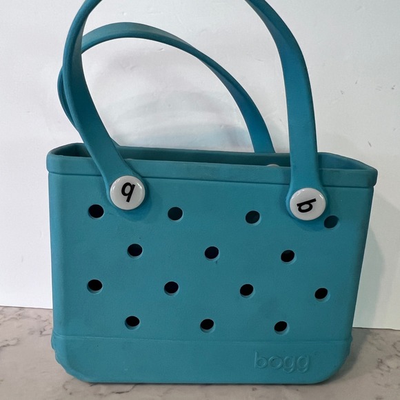 BOGG BAG Handbags - Bogg Bag Turquoise Blue Tote Purse Handbag Beach Pool Carryall